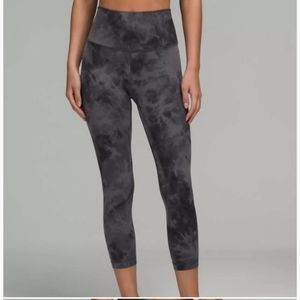 Lululemon Align High Rise Diamond Dye Pitch Grey Graphite Grey